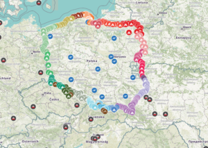Polsko: Růženec podél hranic