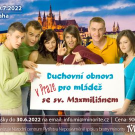 Duchovní obnova pro mládež v Praze (25.7. – 30.7.2022)