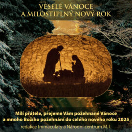 Požehnané Vánoce a milostiplný nový rok 2025 Požehnané Vánoce a milostiplný nový rok 2025